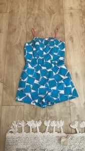 Vintage Sea waves 1970’s Romper Size 10 Women’s Shorts Romper - Picture 1 of 16