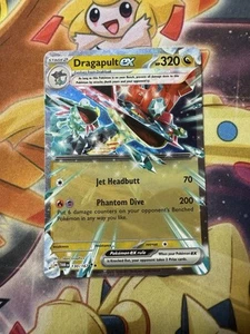DRAGAPULT EX 130/167 TWILIGHT MASQUERADE POKEMON HOLO (DOUBLE RARE, NM) - Picture 1 of 2