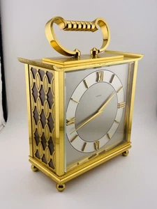 20C Le COUTURE LUXOR Swiss Messing Uhr Kaminuhr Tischuhr LeCoultre - Bild 1 von 14