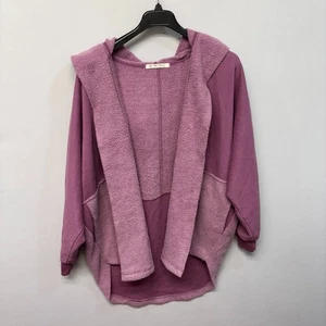 Free People We The Free Open Front Cardigan Sweater Hooded Size Small C031 -18 - Picture 1 of 17