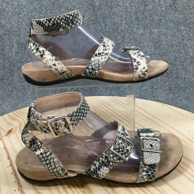 Vionic Sandals Womens 9 Sahara Ankle Strap Multicolor Snakeskin Buckle Comfort - Image 1 of 4