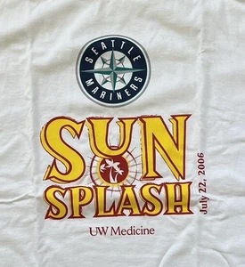 Seattle Mariners Sun Splash T-Shirt 2006 UW Medicine Gildan Cotton Size XL - Bild 1 von 4