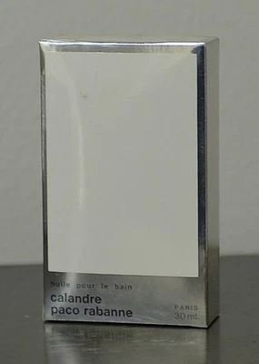 Antigo * CALANDRE por PACO RABANNE * respingo ÓLEO DE BANHO / HUILE BAIN 30 ml 1 oz lacrado - Imagem 1 de 4