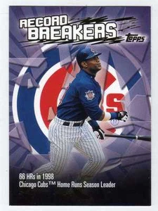 2003 Topps Record Breakers S1 #SS Sammy Sosa Cubs BV$2.50 Insert - Picture 1 of 1