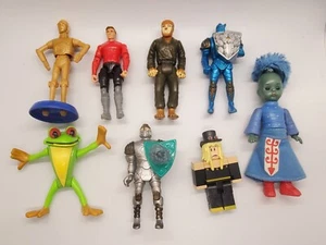 Misc. Lot of 8 Action Figures: Mystic Knight, Wolfman, and More - Picture 1 of 10