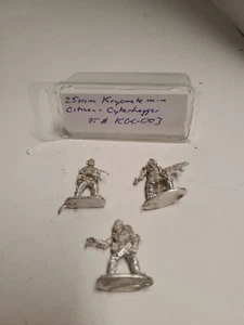 Kryomek Miniatures Citizens Cyberleggers KGC-003 25 mm RPG offener Pack - Bild 1 von 3