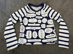 Toddler Girls Navy Blue Kate Spade Long Sleeve Rash Guard Swim Shirt 2T EUC - Picture 1 of 4