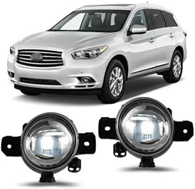 Luces antiniebla LED para parachoques Infiniti G37/Jx35/M35/M45/Q60/Qx60 2004-2015 Foto 1 de 4