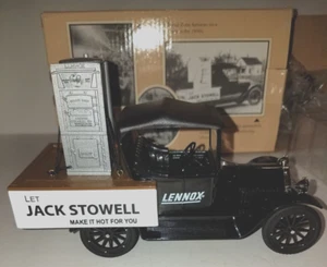 Lennox 1920 Studebaker Pickup With Stove Coin Bank Jack Stowell 2000 New in Box - Picture 1 of 14