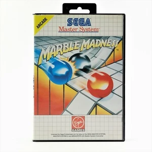 Sega Master System Spiel : Marble Madness - OVP & Anleitung PAL | Cartridge - Bild 1 von 4