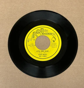 SCOTTY MCKAY LITTLE MISS BLUE/HALF A HEARTACHE ACE 45 8003 - Picture 1 of 2