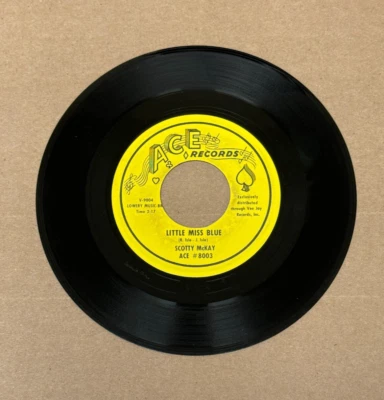 SCOTTY MCKAY LITTLE MISS BLUE/HALF A HEARTACHE ACE 45 8003 - Image 1 of 2