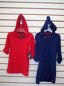 Mädchen $ 38,50- $ 40,50 rot Duellärmel Pulloverkleid Größe 5 - Bild 1 von 4