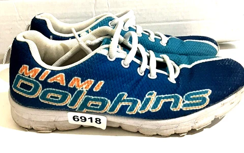 Miami Dolphin football team colors  youth 5 women  7  casual comfort Shoes Cover