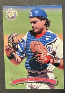 1996 Topps Stadium Club - #442 Mike Piazza - Picture 1 of 2