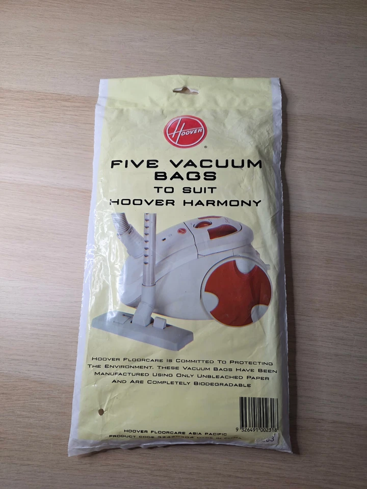 5 x Vacuum Bags for HOOVER HARMONY Cleaner - Image 1 of 2