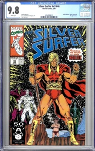 SILVER SURFER #46 - CGC 9.8 -  adam warlock Ron Lim Jim Starlin marvel 1991 - Picture 1 of 2