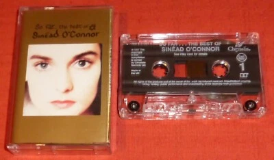 SINEAD O'CONNOR - UK CASSETTE TAPE - SO FAR... THE BEST OF (GREATEST HITS) - Image 1 of 4