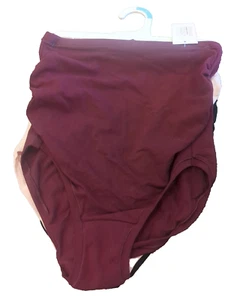 🌻 Auden Maternity 3 Pack Over the Belly Hipster Underwear S Small 4-6 🆕 - Picture 1 of 5