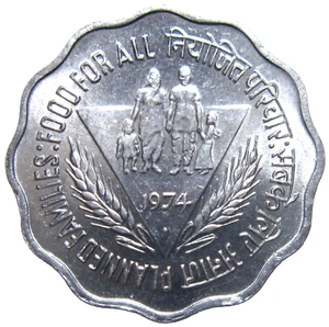 INDIA. 10 PAISE, 1974. - Picture 1 of 2