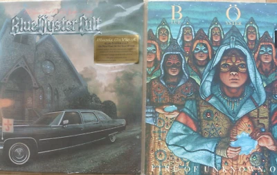 BLUE OYSTER CULT On Your Feet OrOn Your Knees LP Ltd Marbled + Fire Of Unknow LP - Image 1 of 4