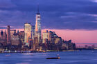 360166 New York City Manhattan Skyline Sunset View Art Wall Print Poster AU