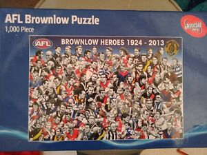 AFL Brownlow Heroes 1924-2013 Premium Jigsaw Puzzle 1000 piece complete Football