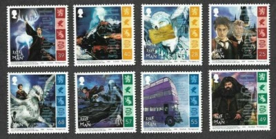 HARRY POTTER BRIEFMARKEN SET 2004 ISLE OF MAN POSTFRISCH