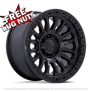 18 inch 18x9 Fuel FC857 RINCON MATTE + GLOSS BLACK wheel rim 8x180 +1 - Picture 1 of 1