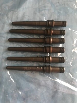 6 tubos de suministro de inyector de combustible diésel Dodge 5.9 Cummins 2004.5 a 2007 usados OEM Foto 1 de 4