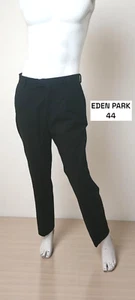 Eden Park Taille 44 Superbe pantalon de costume marron foncé homme en laine - Imagen 1 de 4