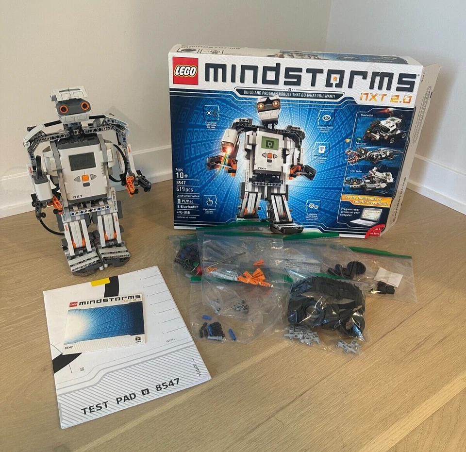 LEGO Mindstorms NXT 2.0 - 8547 Robot Building Set Complete in Box TESTED - Image 1 of 4