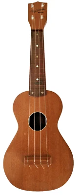 Vintage Roy Smeck Mahogany Uke with carrying case. The Harmony Company, Chicago - Image 1 of 4