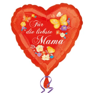 Folienballon ,Ballon,Muttertag,Geburtstag,Geschenk,Herz, Für die liebste Mama, - Bild 1 von 1