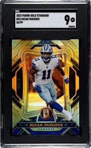 2023 Panini Gold Standard Micah Parsons 36/99 SGC 9 Cowboys