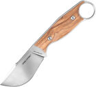 Real Steel Furrier Harpoon Fixed Blade Knife Olive Wood Bohler N690 3612W