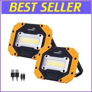Bright & Portable Waterproof LED Work Lights - 750 Lumens, USB Rechargeable - Picture 1 of 9