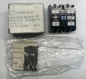 Gould Shawmut Contact Block Kit J20B40 Control Relay 4 Pole Type J20 J2OB4O New - Picture 1 of 12
