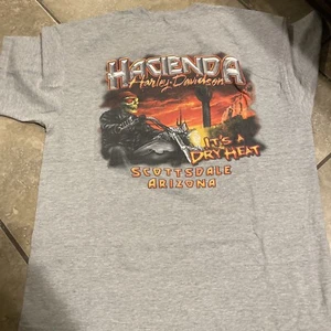 Hacienda Harley Davidson T-Shirt Scottsdale Arizona S S Tee Mens No Tags✅ Pics - Picture 1 of 6