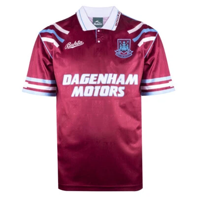 West Ham United 1992 Retro Football Shirt 100% POLYESTER Men's - Image 1 of 2