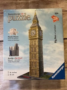 Ravensburger 3D Puzzle Big Ben London 216 Pcs - Picture 1 of 6