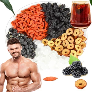 Ginseng Five Treasure Tea, tè al fegato dei reni, tè rosso dattero Goji, salute dei reni - Foto 1 di 8