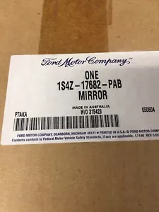 GENUINE FORD FOCUS 2002 2003 2004 2005 2006 2007 PASSENGER SIDE BLACK MIRROR - Picture 1 of 2