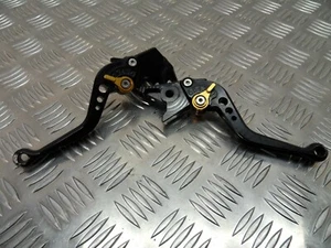 Palancas cortas de freno y embrague Suzuki GSXR 600 / 750 1000 PAZZO 2001 A 2004 - Imagen 1 de 12