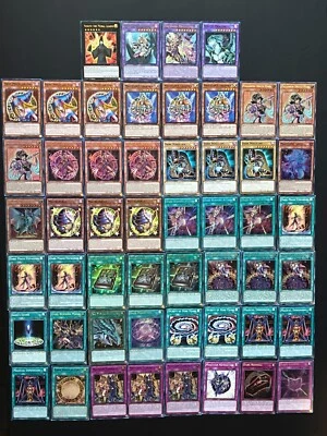 YUGIOH DARK MAGICIAN GIRL DECK- TIMAEUS- KNIGHT- SOULS- ILLUSION- DRAGON KNIGHT - Image 1 of 4