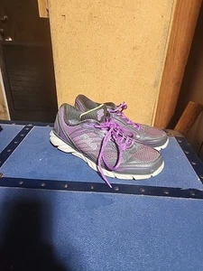 Fila Womens Size 8.5 Running Shoes Sneakers Cool Max Gray Purple - Picture 1 of 9