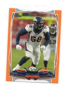 Juego de fábrica Topps 2014 naranja # 25/96 Von Miller #176 BRONCOS - Imagen 1 de 2