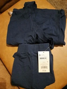 Womens Stars Above Navy Blue 2 Piece Pajama Set - Imagen 1 de 3