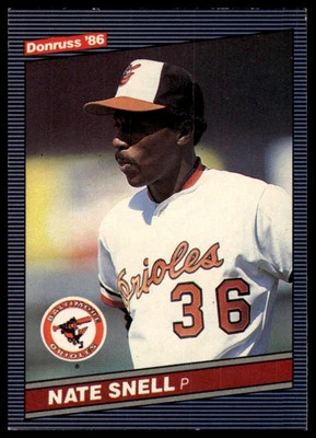 1986 Donruss #367 Nate Snell Baltimore Orioles - Image 1 of 2