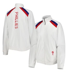 Philadelphia Phillies G-III 4Her Women's Red Flag Full-Zip Track Jacket NWT 2XL - Picture 1 of 6